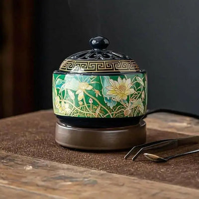 Ceramic Electric Incense Burner, Electronic Aroma Diffuser