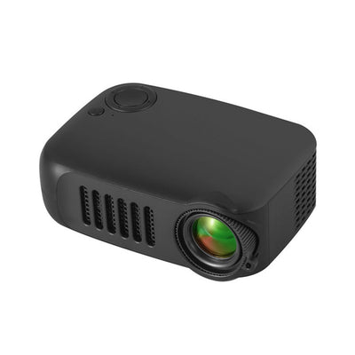 A2000 1080P Mini Portable Smart Projector Children Projector, (Black)