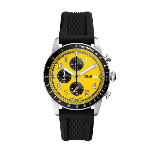 Men Sport Tourer 42mm Yellow Watch