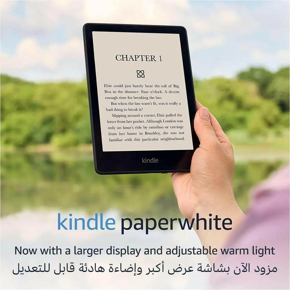 Kindle Paperwhite- Now with a 6.8" display with adjustable warm light, Waterproof, Wi-Fi