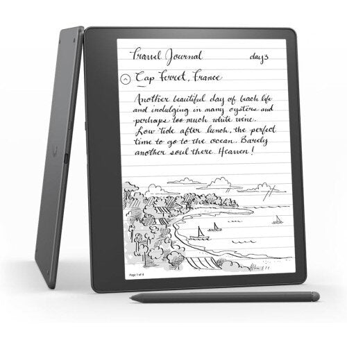 Amazon Kindle Scribe E-Reader 10.2-Inch Display With Basic Pen Or Premium Pen and Essential Bundle Option 16GB - Grey