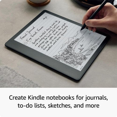 Amazon Kindle Scribe E-Reader 10.2-Inch Display With Basic Pen Or Premium Pen and Essential Bundle Option 16GB - Grey