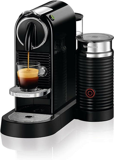 Nespresso Citiz And Milk Coffee Machine, Black, D123-ME-BK-NE