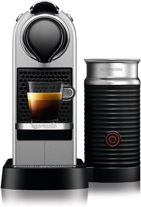 Nespresso Machine Nespresso Citiz And Milk Coffee Machine, Silver, C113-ME-SI-NE2