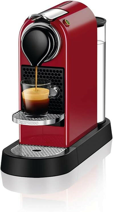 Nespresso Citiz Nespresso Machine Coffee Machine, Red, C113-ME-CR-NE