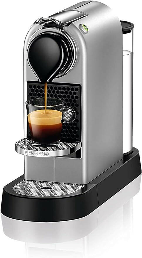 Nespresso Citiz Coffee Machine, Silver, C113-ME-SI-NE