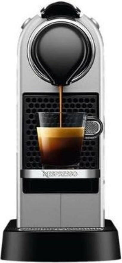 Nespresso Citiz Coffee Machine, Silver, C113-ME-SI-NE