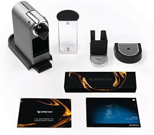 Nespresso Citiz Coffee Machine, Silver, C113-ME-SI-NE