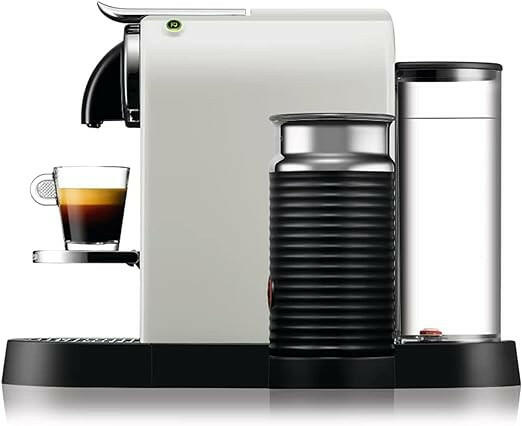 Nespresso Citiz and Milk Coffee Machine, White, D123-ME-WH-NE