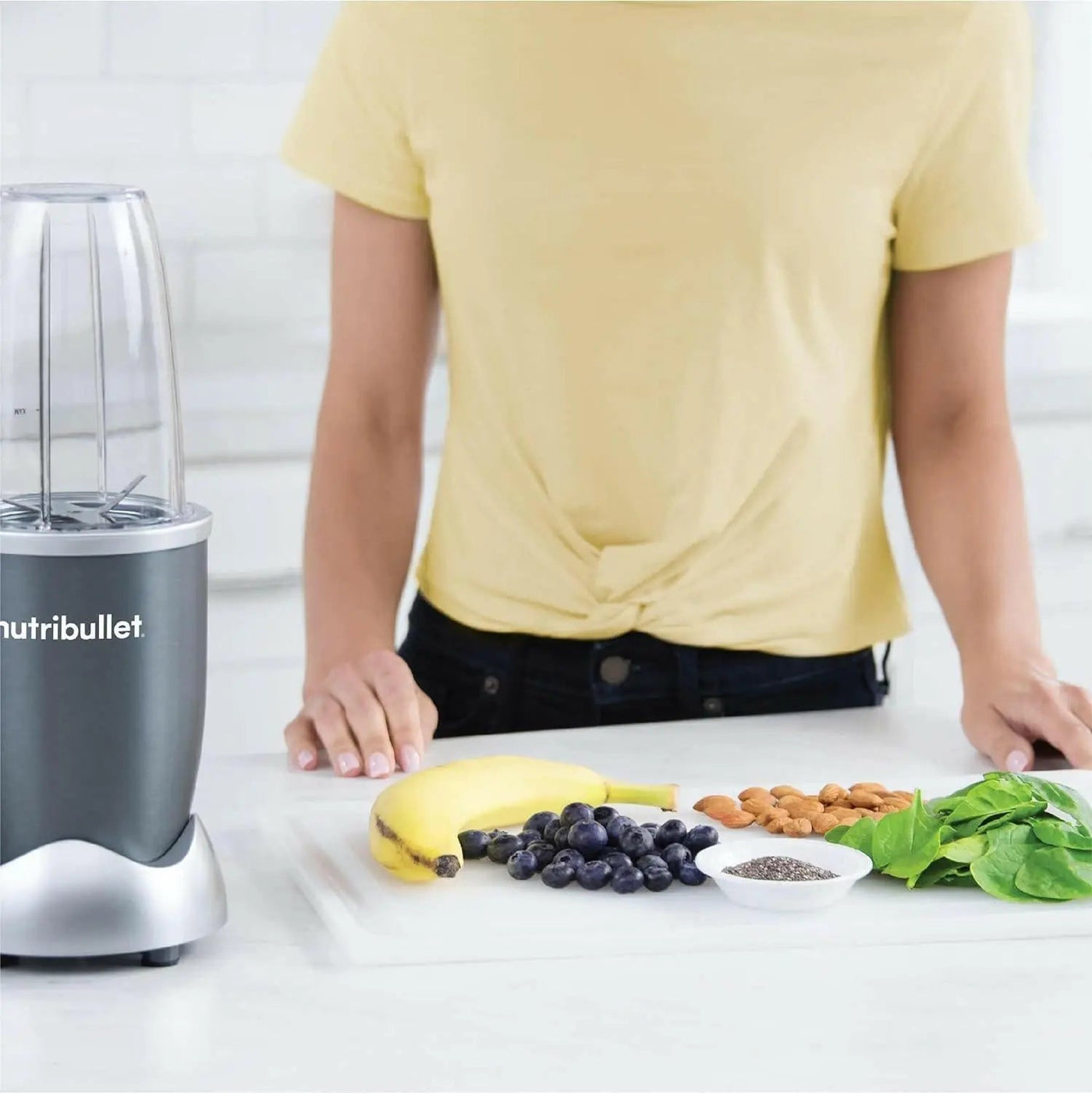 NutriBullet Countertop Blender 900 Watt , NB-101B , "2 year Warranty"