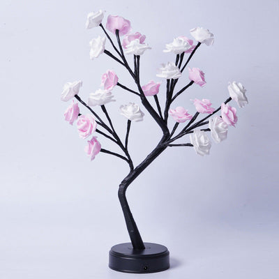 Flower tree rose lamps