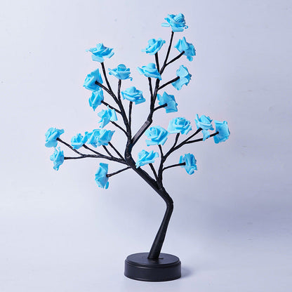 Flower tree rose lamps