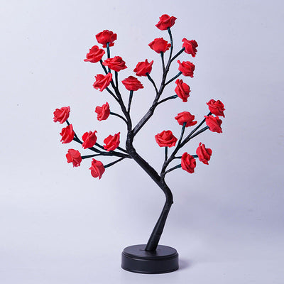 Flower tree rose lamps