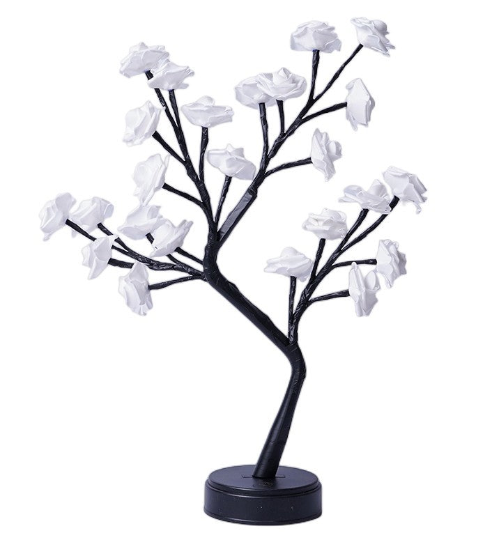 Flower tree rose lamps