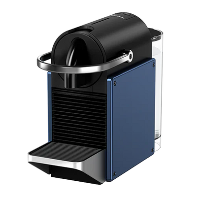 Nespresso New Pixie Coffee Machine, Blue and Titan, C61-ME-TI-NE