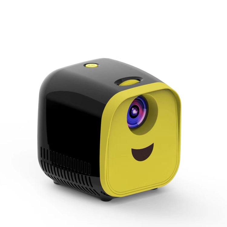 L1 Children Projector Mini LED Portable Home Speaker Projector (Black)