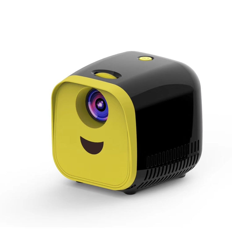 L1 Children Projector Mini LED Portable Home Speaker Projector (Black)