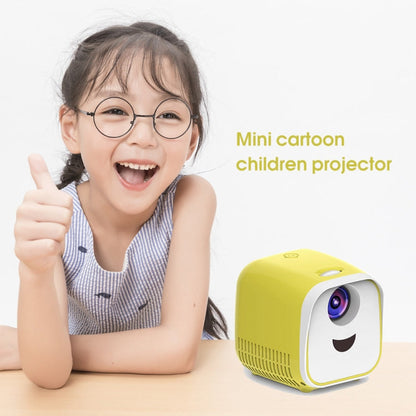 L1 Children Projector Mini LED Portable Home Speaker Projector (Black)