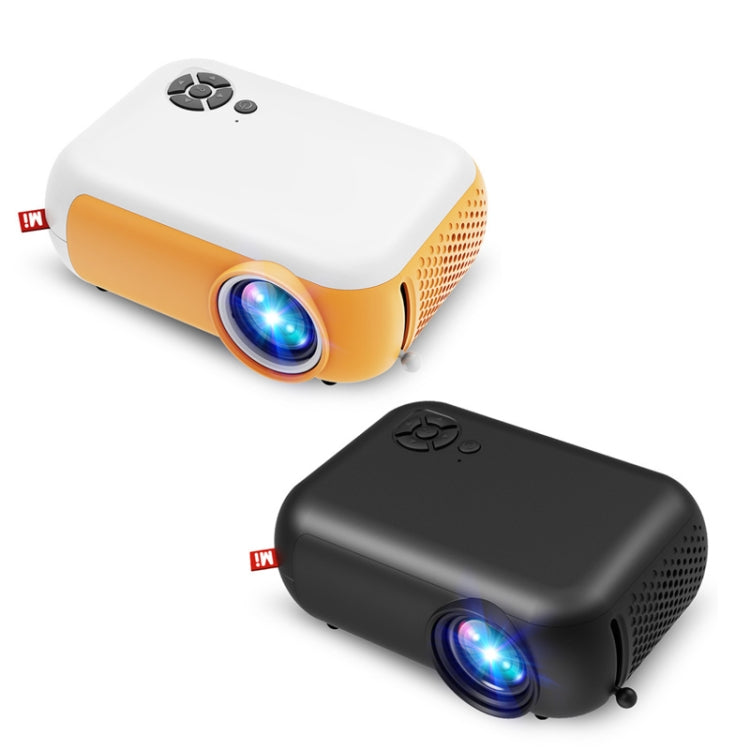 A10 480x360 Pixel Projector Support 1080P Projector ,Style: Same-screen White Yellow