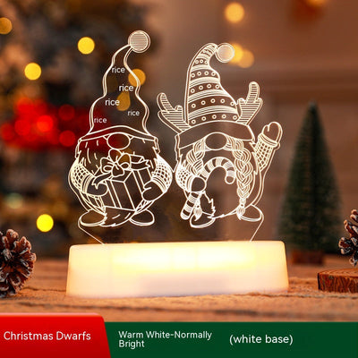 Christmas decoration 3D lamp