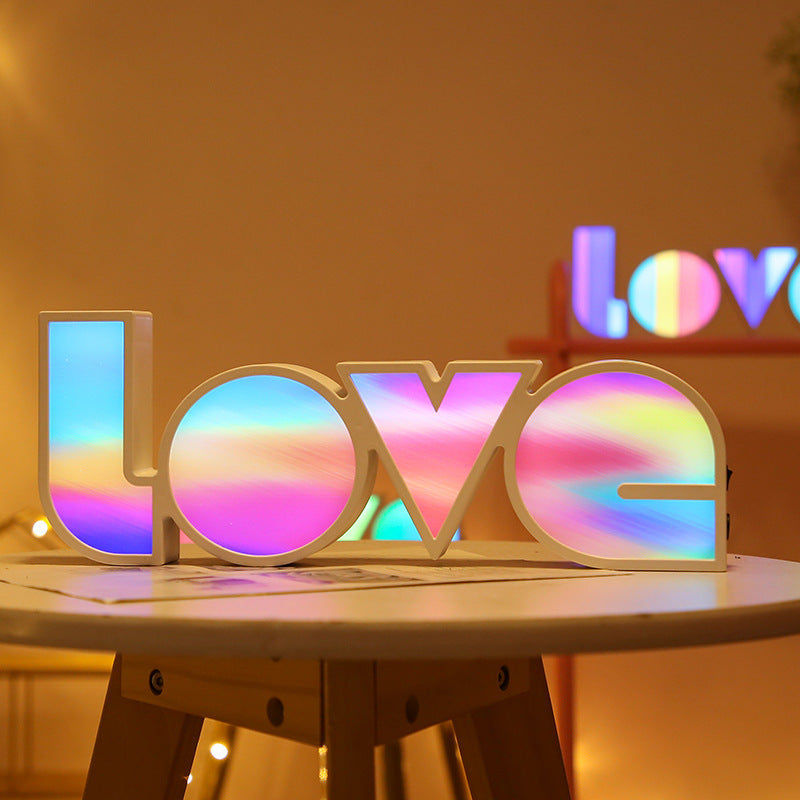 Valentines day decor LED LOVE