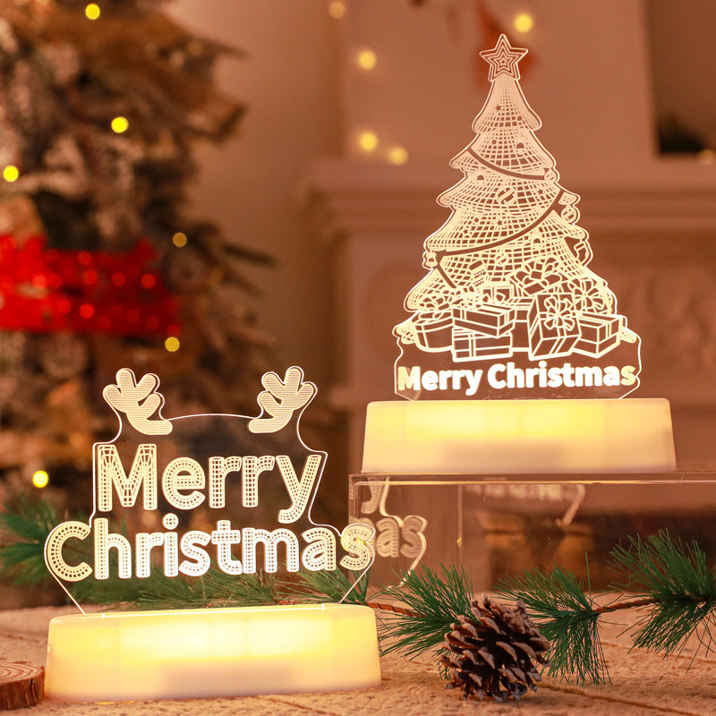 Christmas decoration 3D lamp