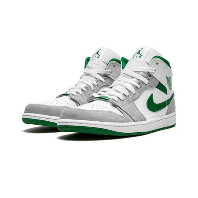 AIR JORDAN 1 MID SE - Grey Pine Green White