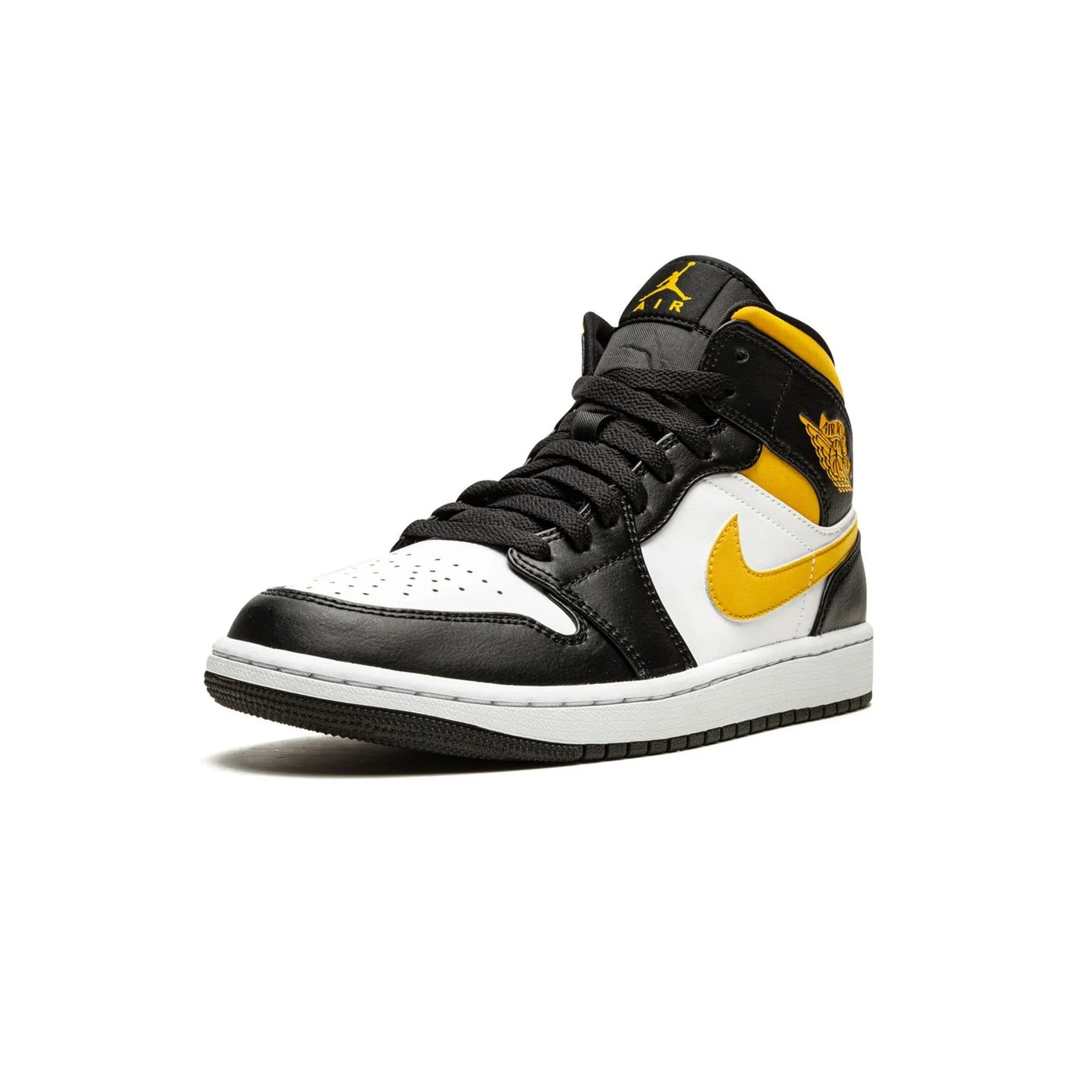 AIR JORDAN 1 MID - White Pollen Black