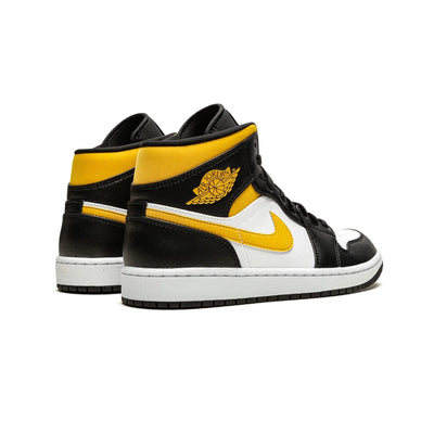 AIR JORDAN 1 MID - White Pollen Black