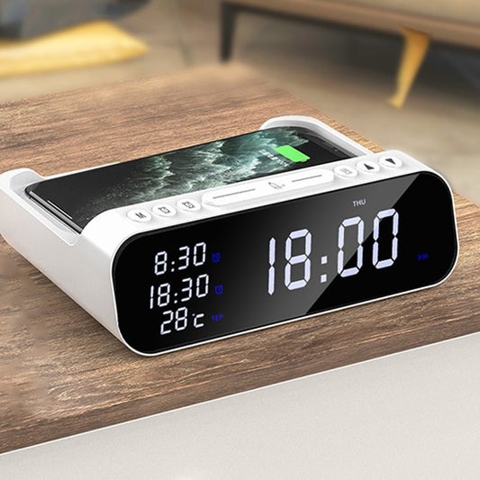 Alarm clock charging station