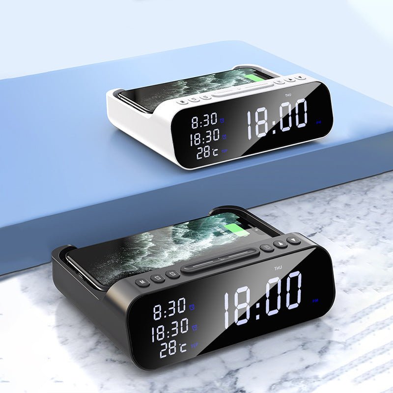 Alarm clock charging station