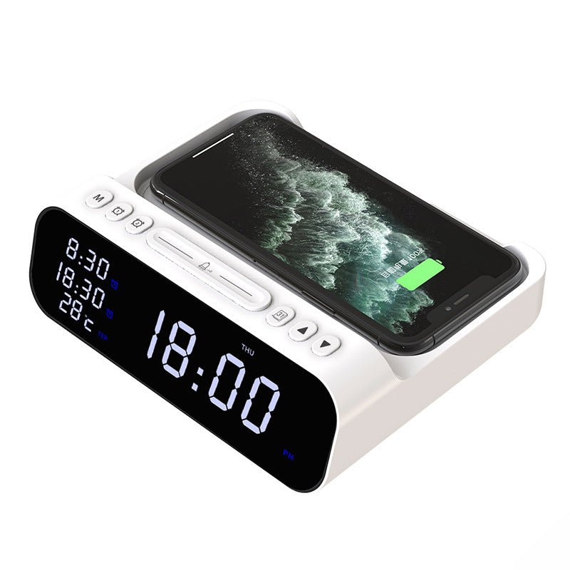 Alarm clock charging station