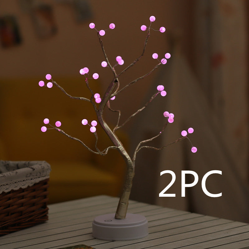 LED Pearl Tree Starry Touch Light