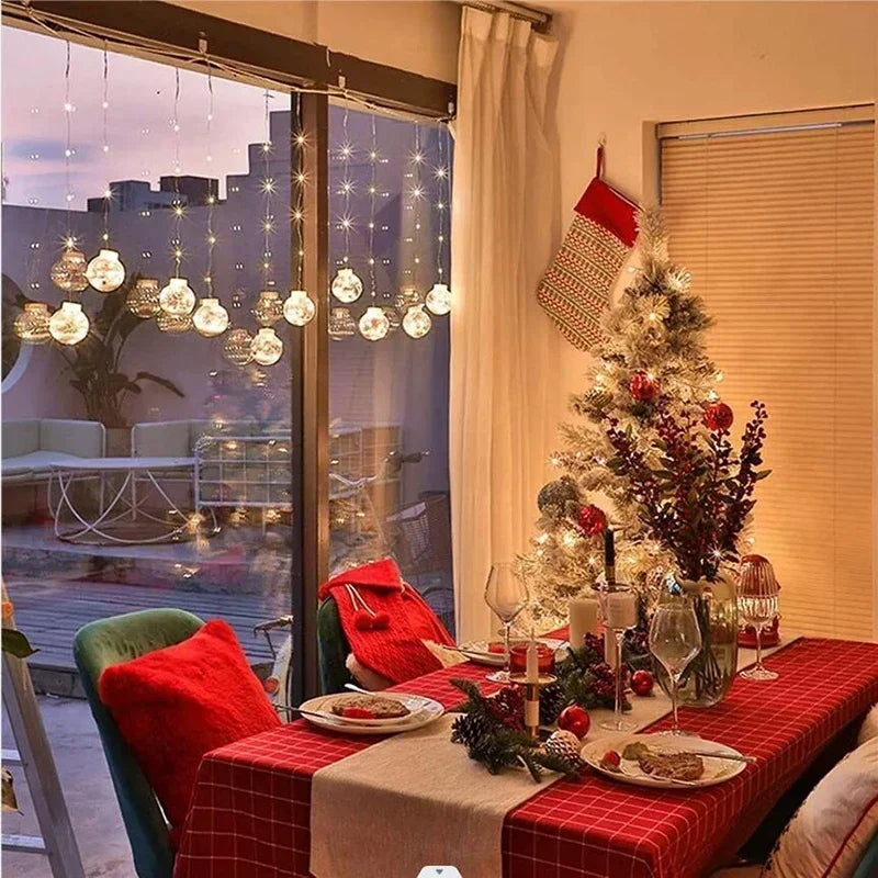 Christmas curtain lamp