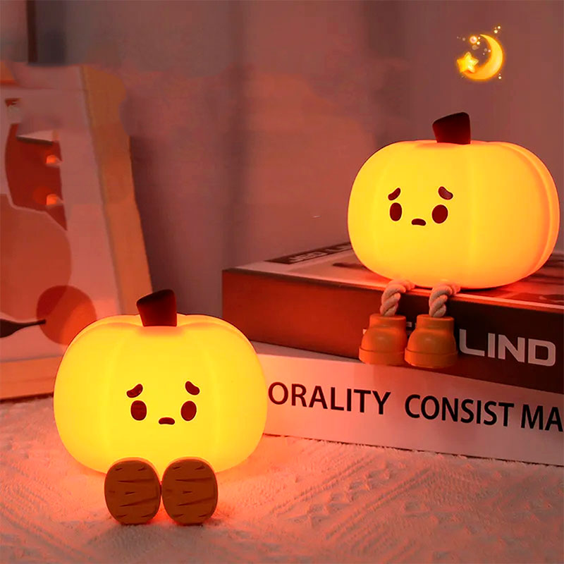 Halloween pumpkin night light