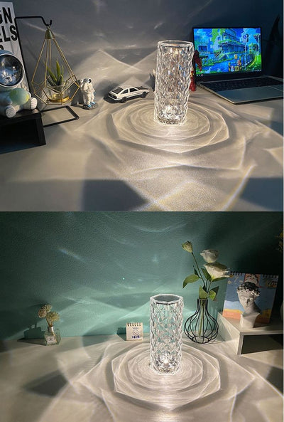 Crystal diamond lamp