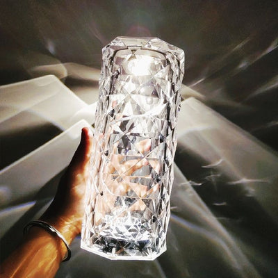 Crystal diamond lamp