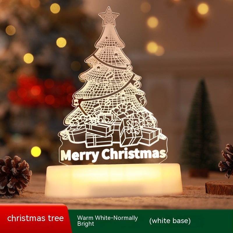 Christmas decoration 3D lamp