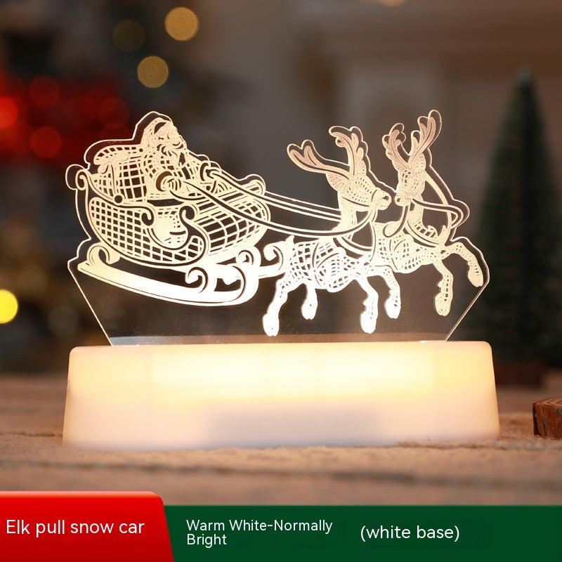 Christmas decoration 3D lamp