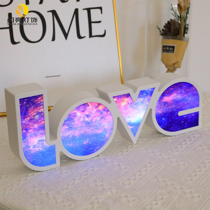 Valentines day decor LED LOVE