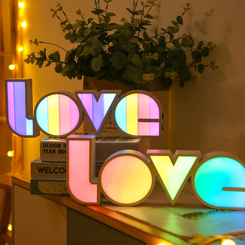 Valentines day decor LED LOVE