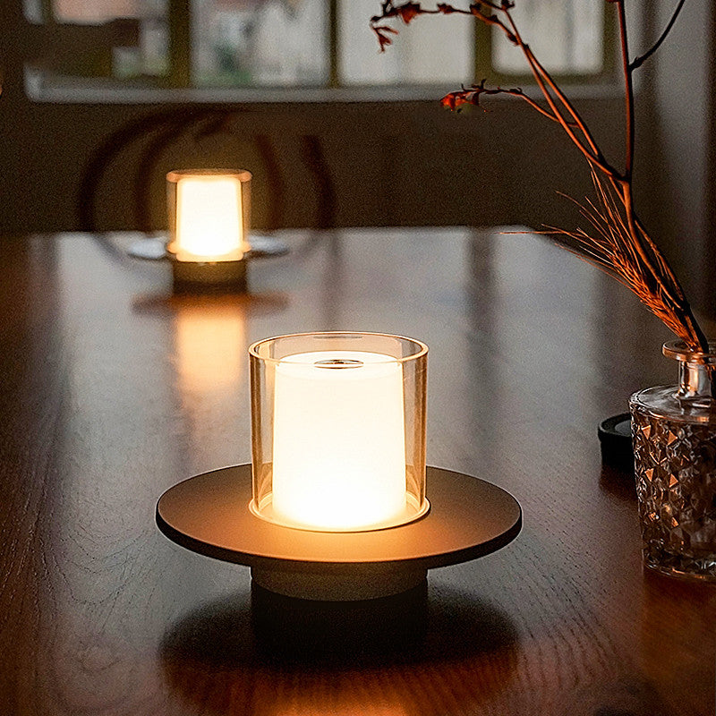 Candle table lamp