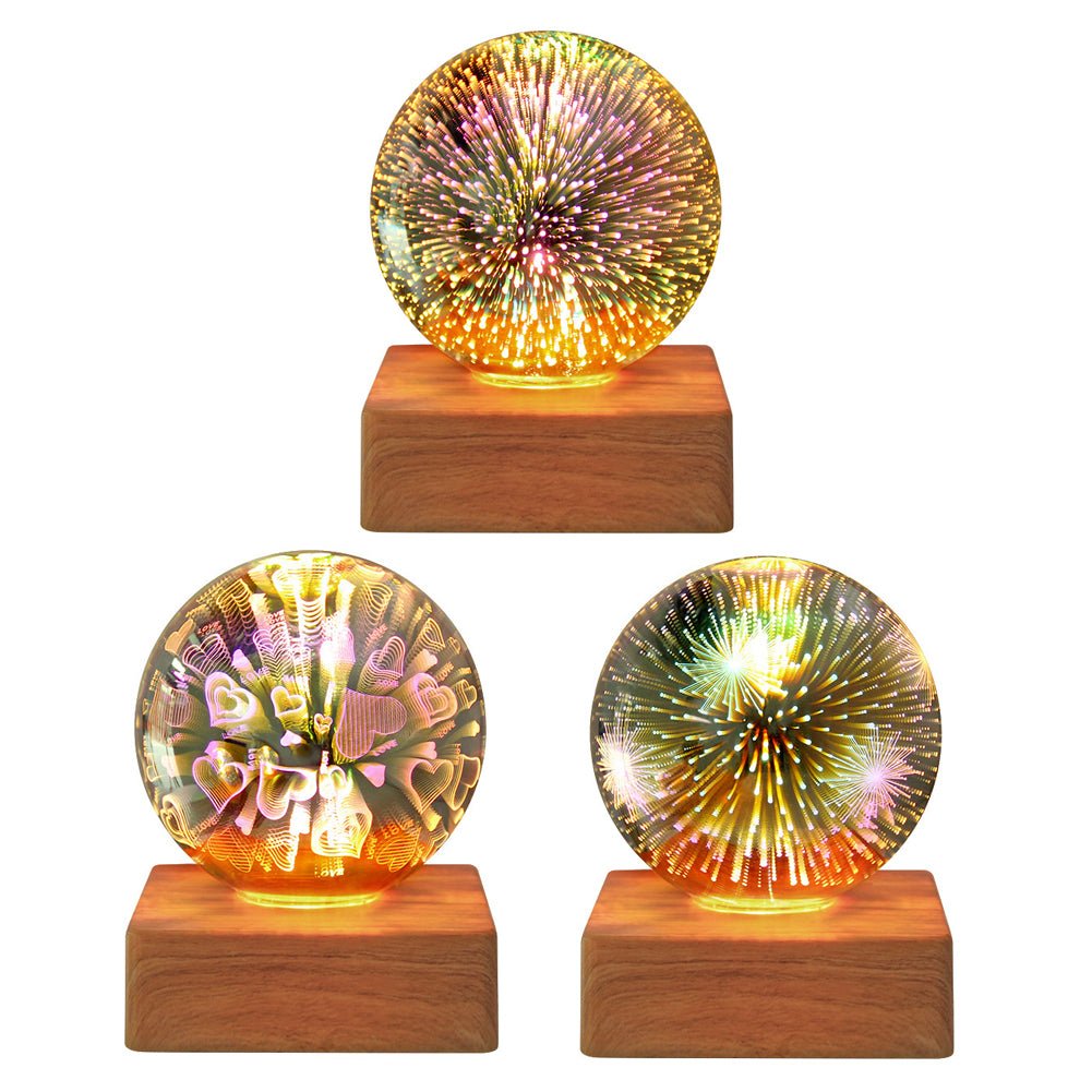 Firework crystal ball