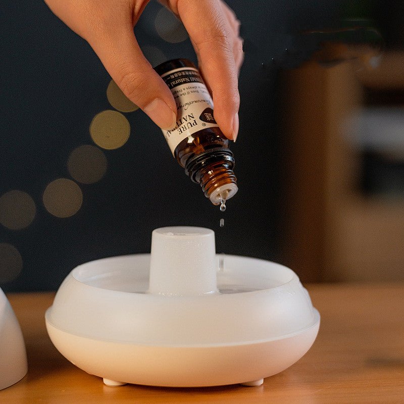 Flame humidifier oil diffuser