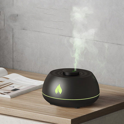 Flame humidifier oil diffuser