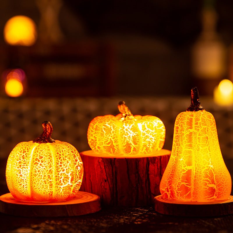 Halloween pumpkin lamp