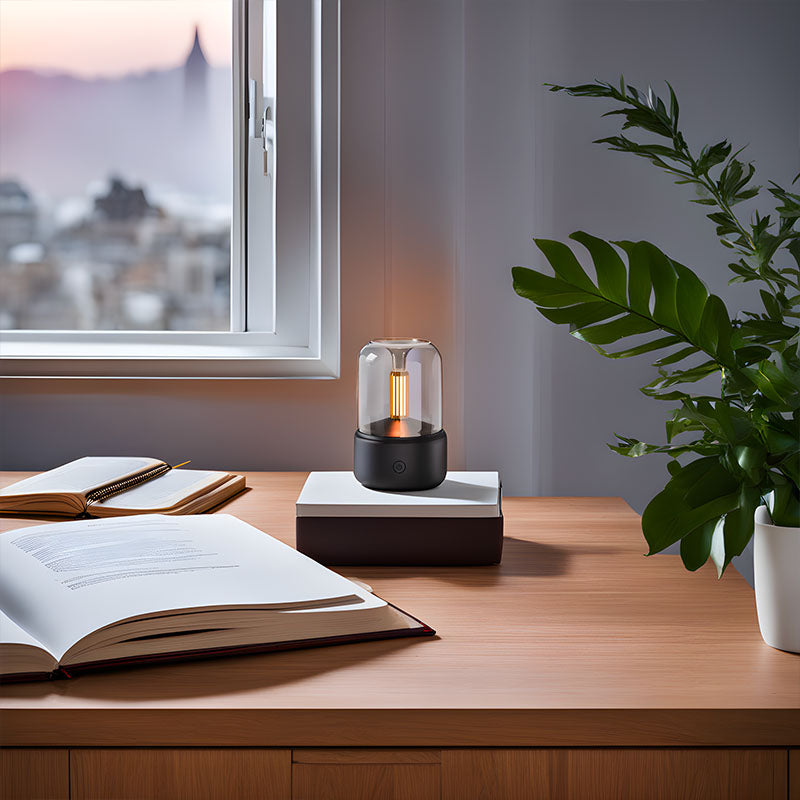 Candle lamp aroma diffuser