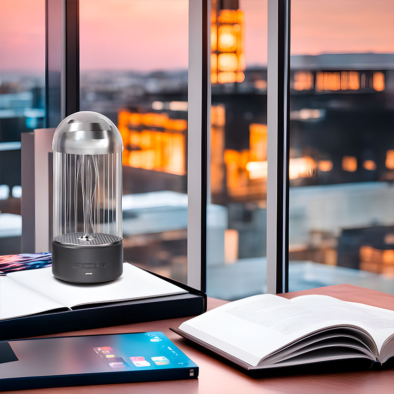 Jellyfish lamp speaker