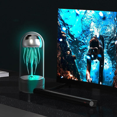 Jellyfish lamp speaker