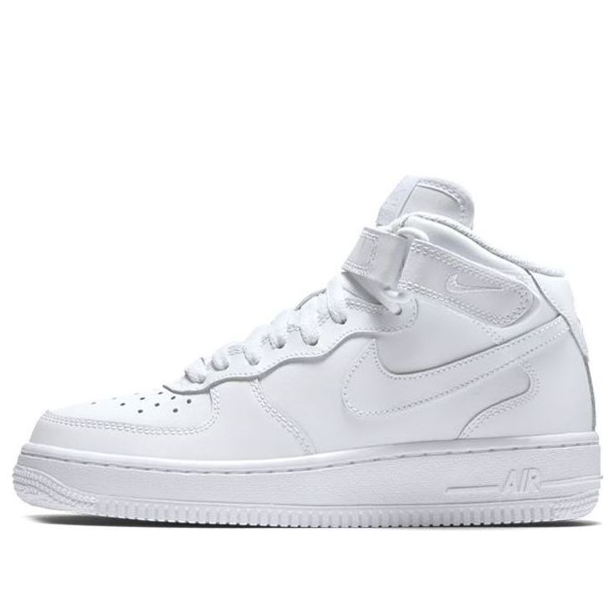 (GS) Nike Air Force 1 Mid 'Triple White'  314195-113